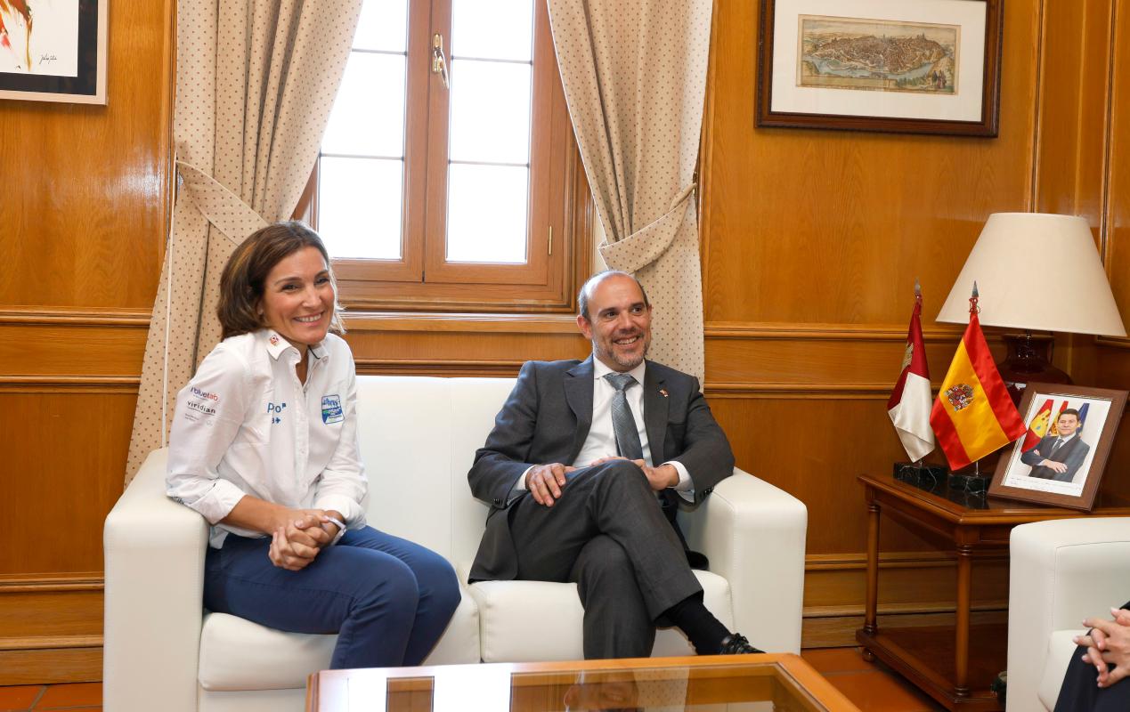 Pablo Bellido recibió a Kica Echanove, del "Reto Pelayo Vida".