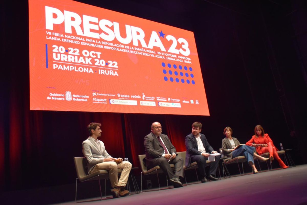 José Luis Martínez Guijarro, vicepresidente primero de la Junta, participa en el foro Presura 2023.