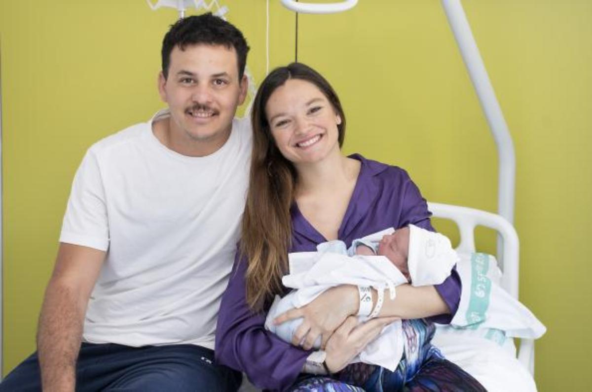 Luca, primer bebé nacido en el nuevo Hospital Universitario de Guadalajara