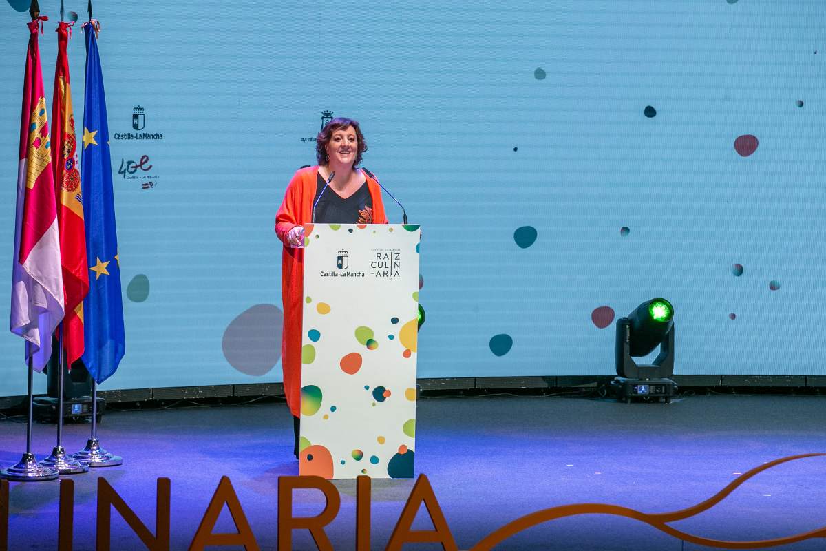 Patricia Franco, consejera de Economía, Empresas y Empleo, en el Congreso Culinaria.