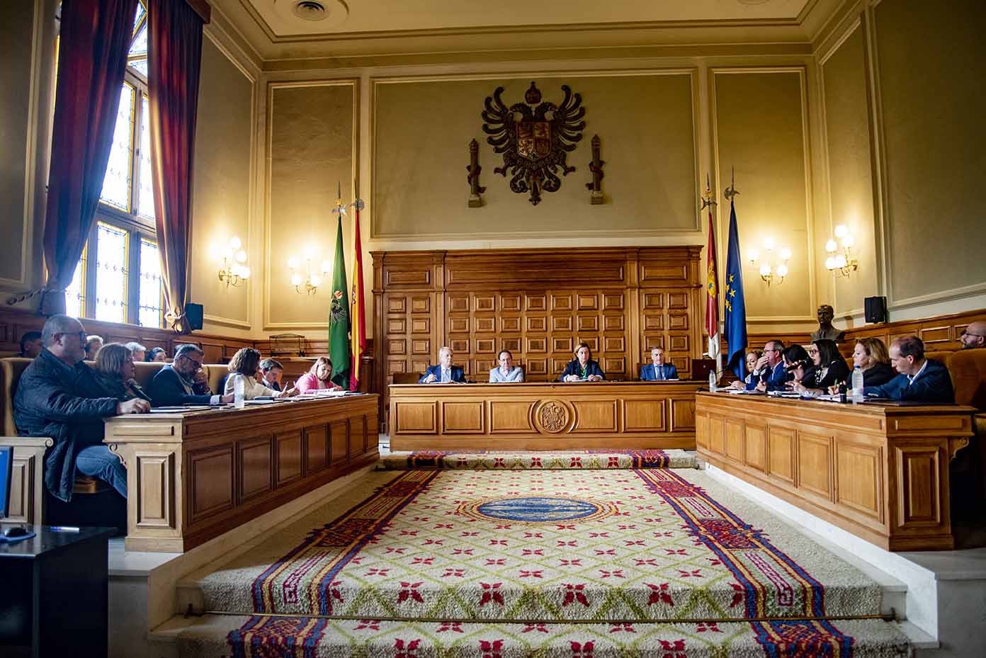 Pleno de la Diputación de Toledo. Foto: Rebeca Arango.