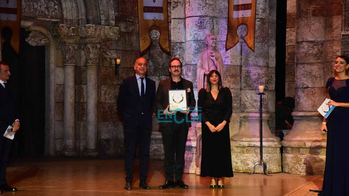 Joaquín Reyes recogiendo su Premio Excelente. Foto: Ainhoa Aranda.