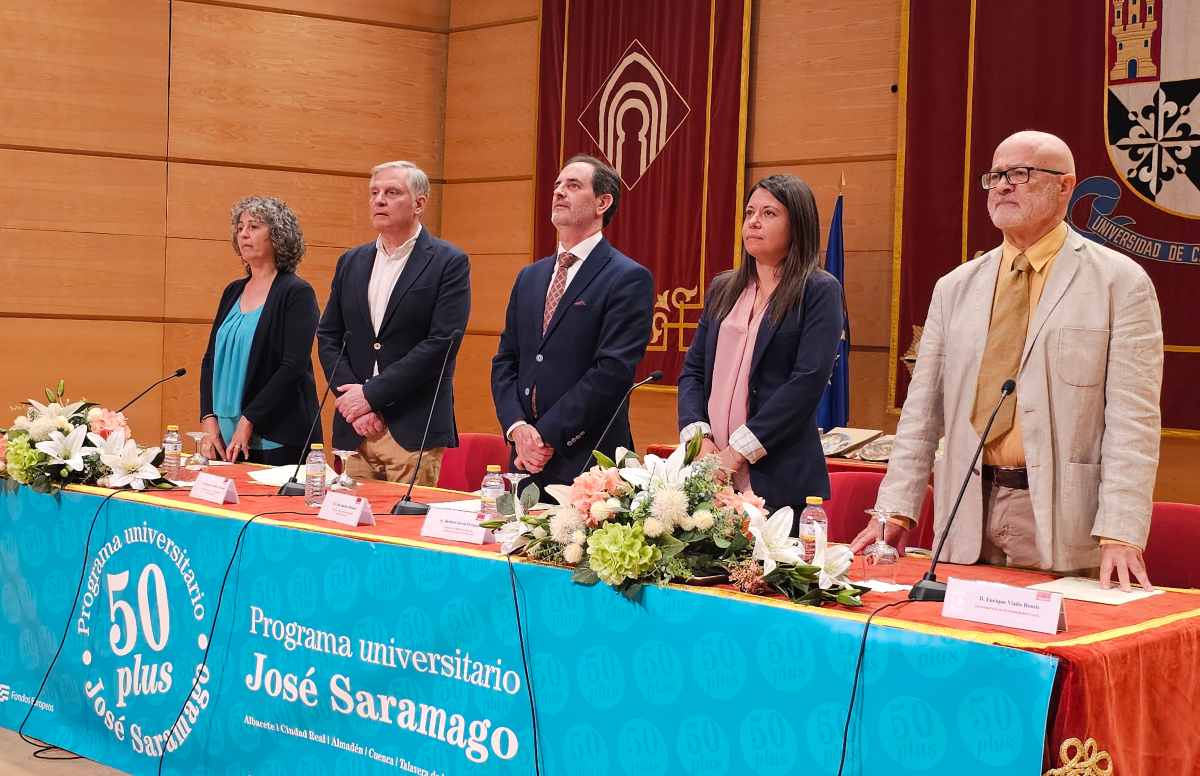 Inauguración del programa José Saramago 50 plus en la UCLM, en Ciudad Real.