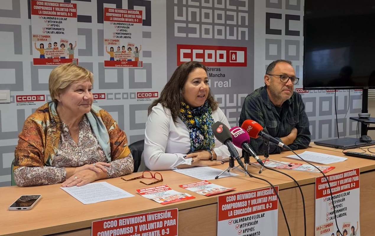 CCOO CLM ha pedido a la Junta mejoras ostensibles en la educación infantil.