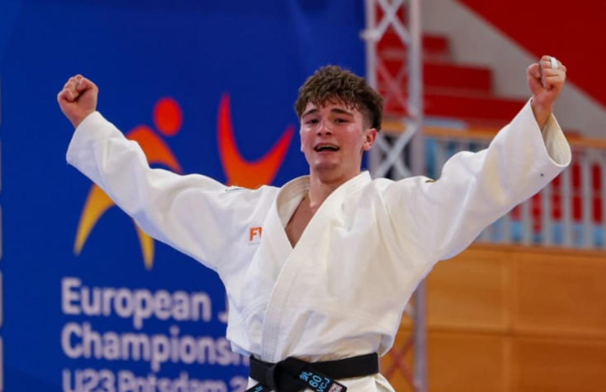 El talaverano Luis Barroso, subcampeón europeo sub 23 de judo.