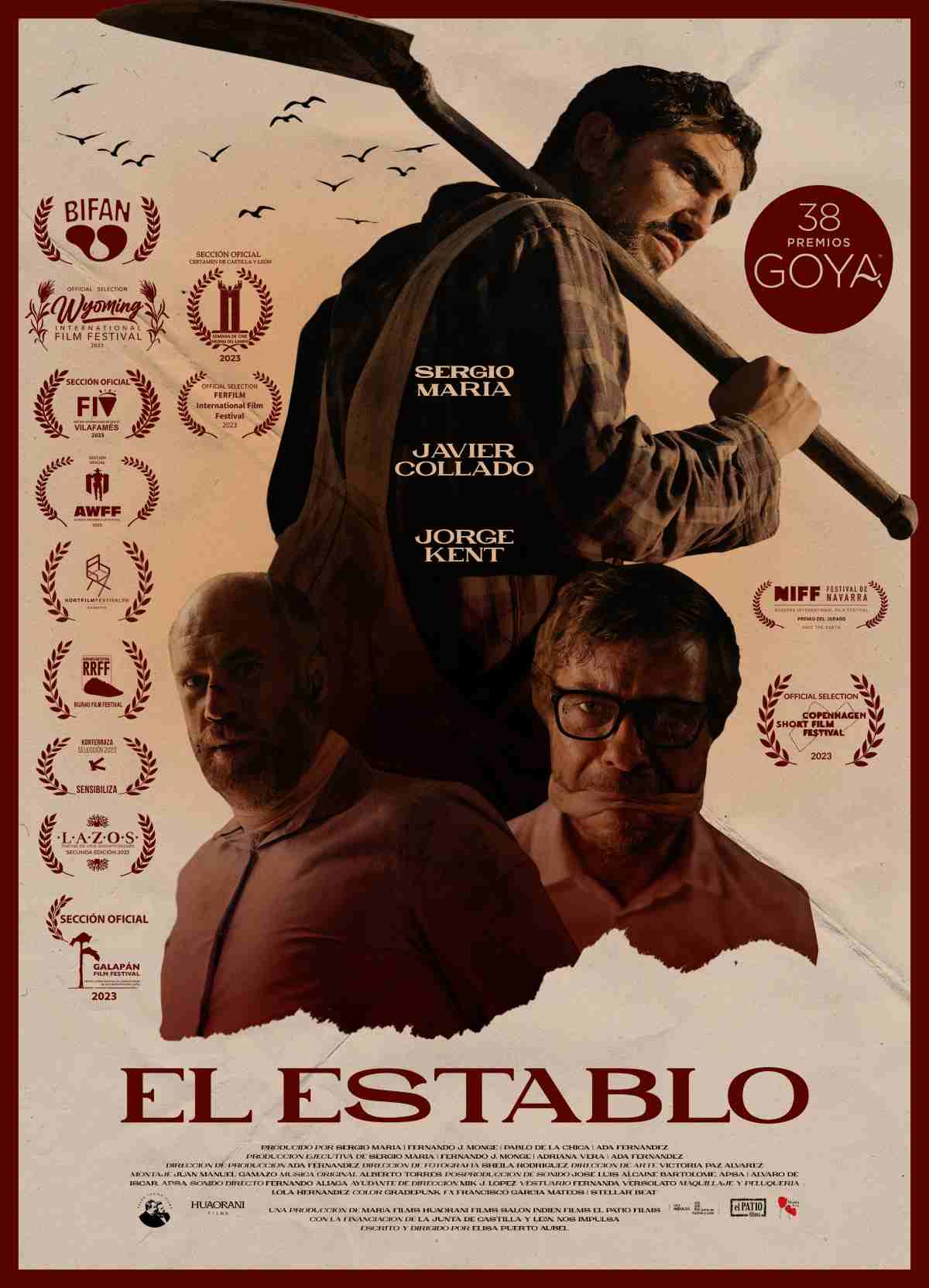 Cartel de "El establo".