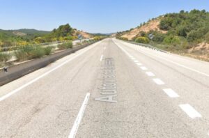 Imagen de la A-40, a la altura de Torrejoncillo del Rey. Google Maps.