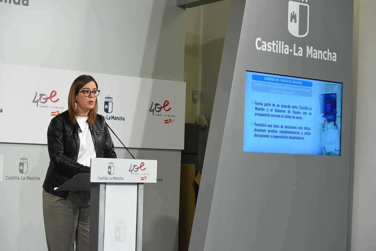 La consejera portavoz del Gobierno de Castilla-La Mancha, Esther Padilla.