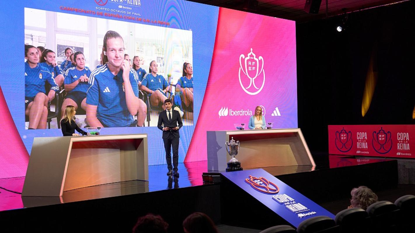 Sorteo de octavos de final de la Copa de la Reina. Foto: RFEF.