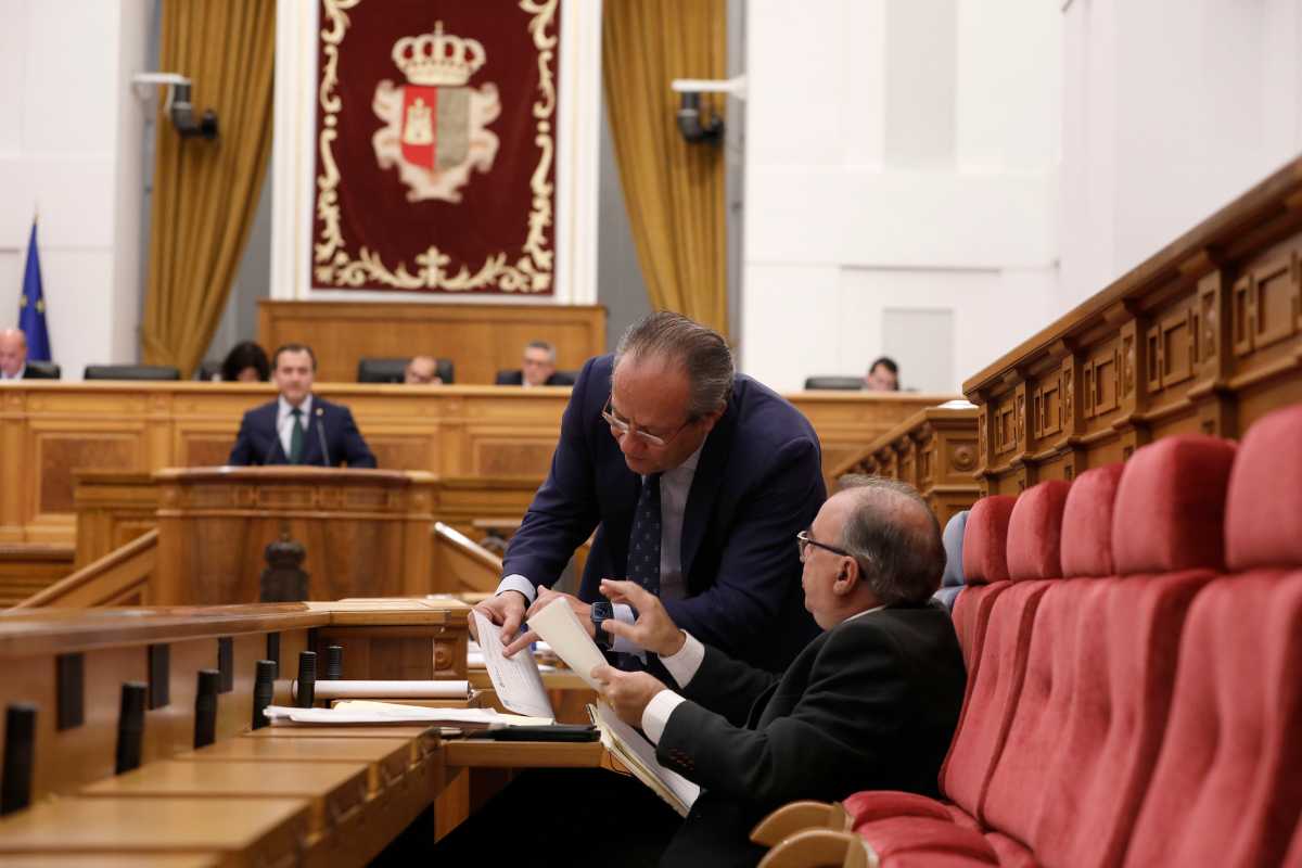 Pleno en las Cortes de Castilla-La Mancha.