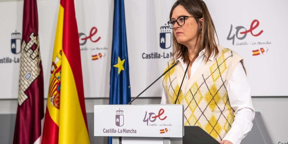 La consejera portavoz del Gobierno de Castilla-La Mancha, Esther Padilla.