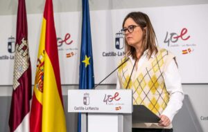 La consejera portavoz del Gobierno de Castilla-La Mancha, Esther Padilla.