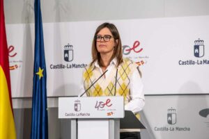 La consejera portavoz del Gobierno de Castilla-La Mancha, Esther Padilla.