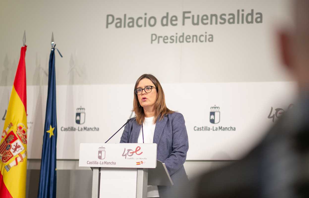 La consejera portavoz del Gobierno de Castilla-La Mancha, Esther Padilla.