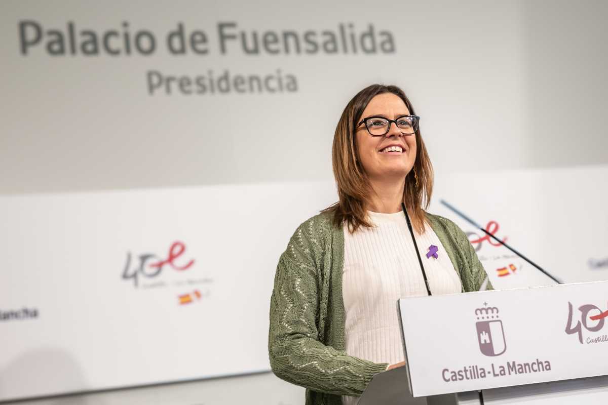 La consejera portavoz del Gobierno de Castilla-La Mancha, Esther Padilla.