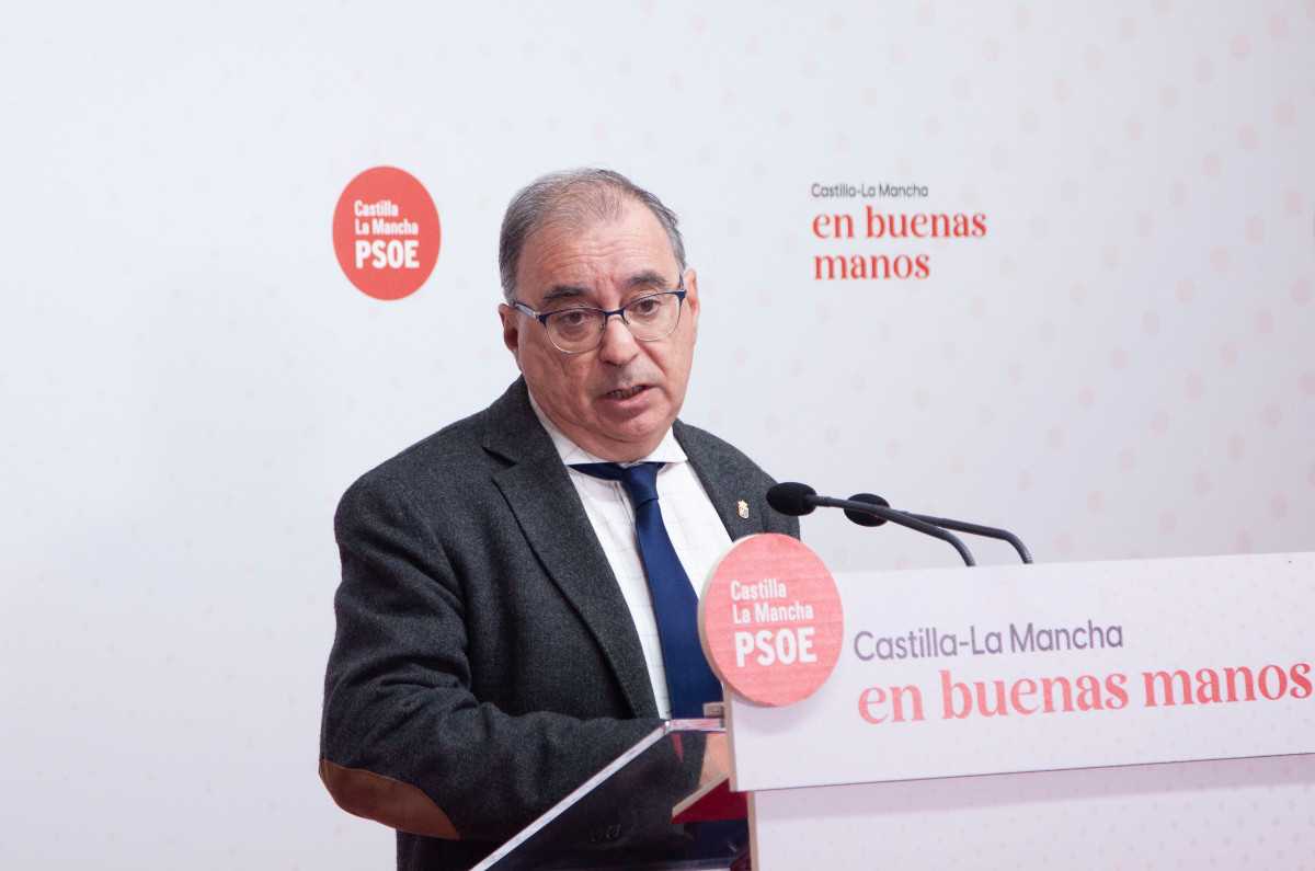 Fernando Mora, presidente del Grupo Parlamentario Socialista en las Cortes de CLM.