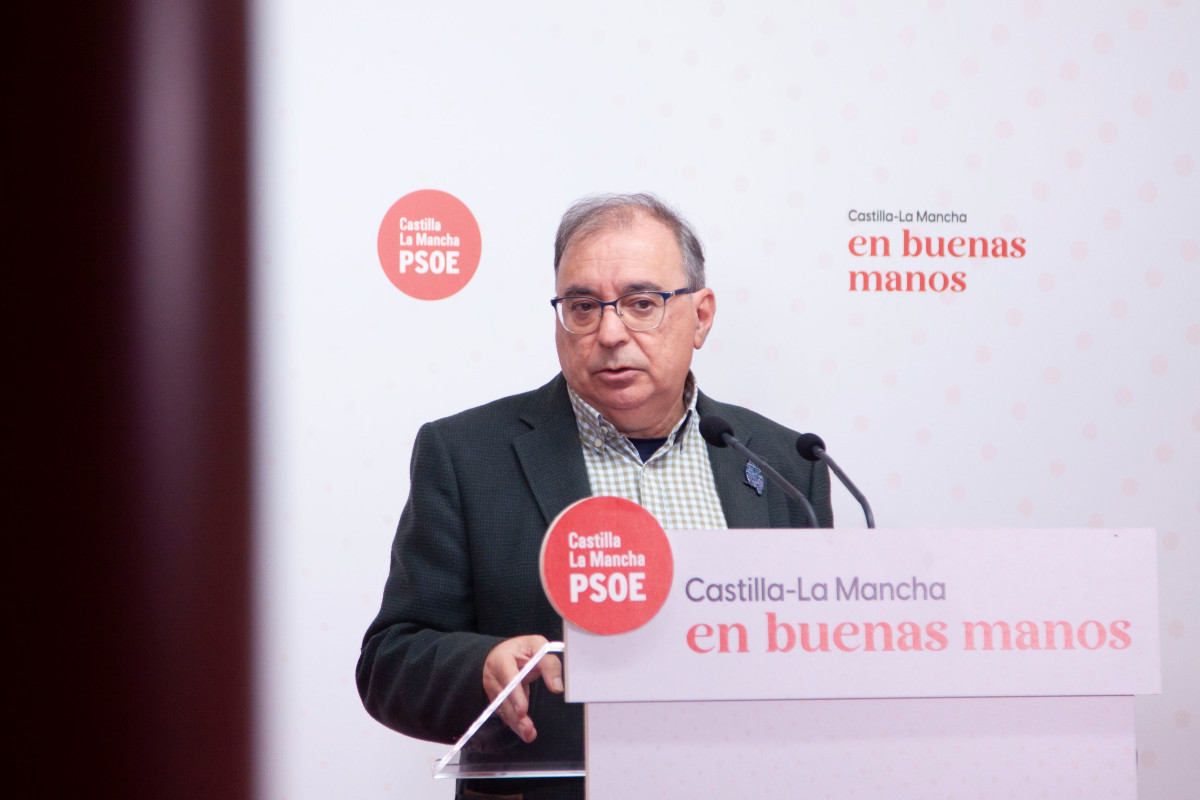 Fernando Mora, presidente del Grupo Parlamentario Socialista en las Cortes de CLM.