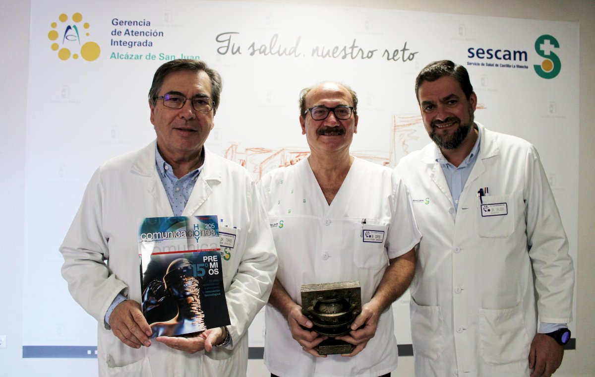 El Hospital Mancha Centro, en Alcázar de San Juan, acaparó un premio más.