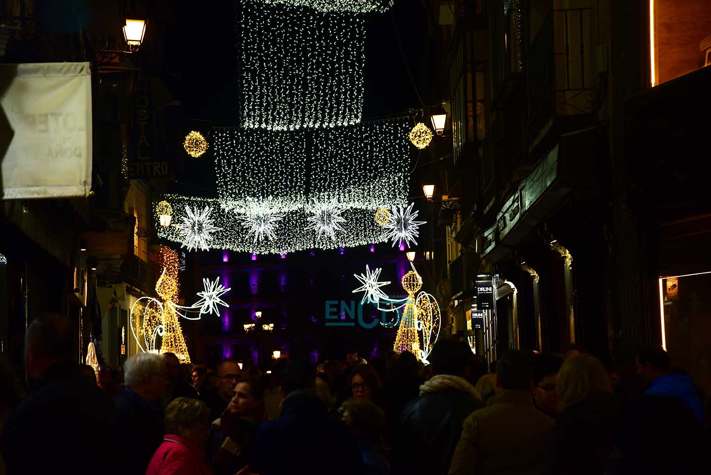 Luces de Navidad en Toledo.