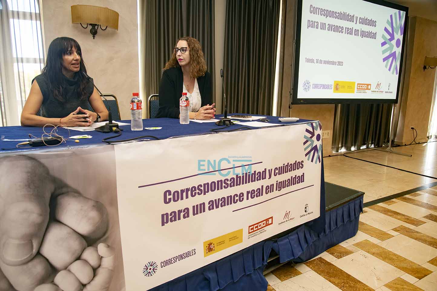 Jornada "Corresponsabilidad y cuidados para un avance real en igualdad", de CCOO CLM. Foto: Rebeca Arango.