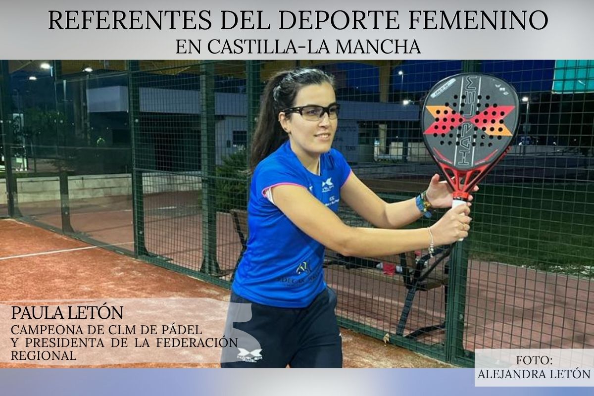 Paula Letón, campeona regional y máxima responsable federativa.