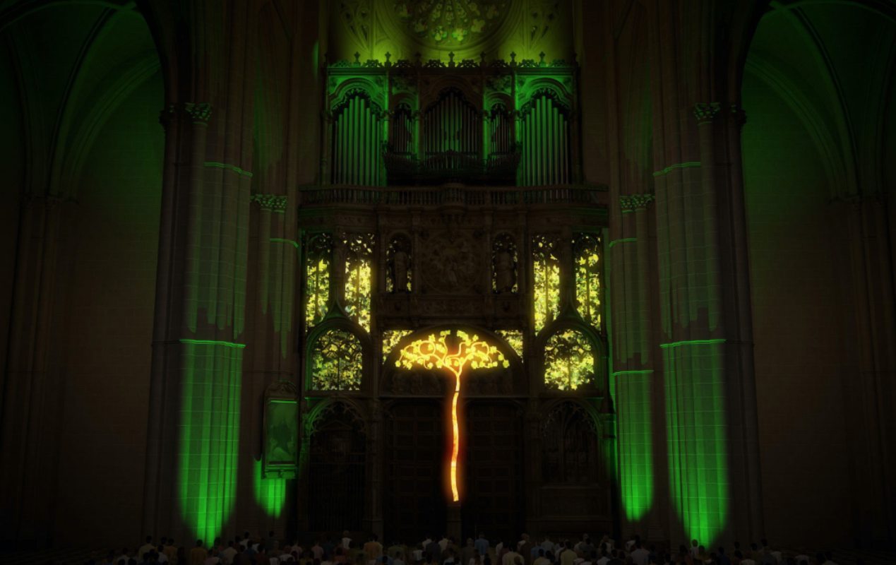 "Lúmina" es el nuevo espectáculo en la Catedral de Toledo.