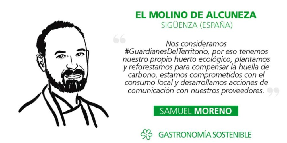 El Molino de Alcuneza, Estrella Verde de la Guía Michelín.