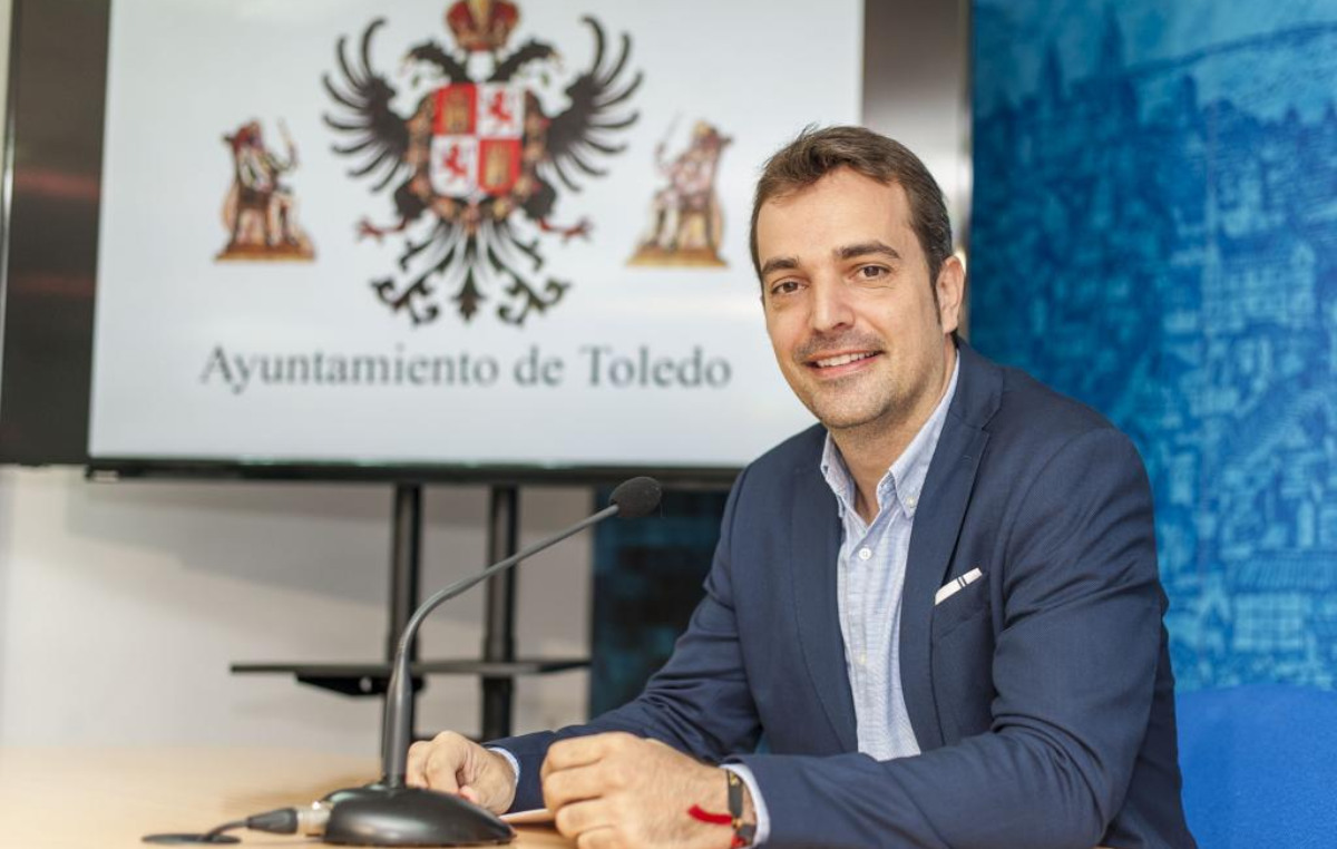 Pablo García, concejal del PSOE en el Ayuntamiento de Toledo.