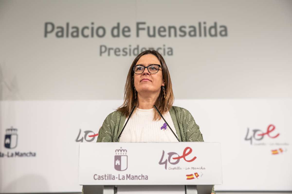 La consejera portavoz del Gobierno de Castilla-La Mancha, Esther Padilla.