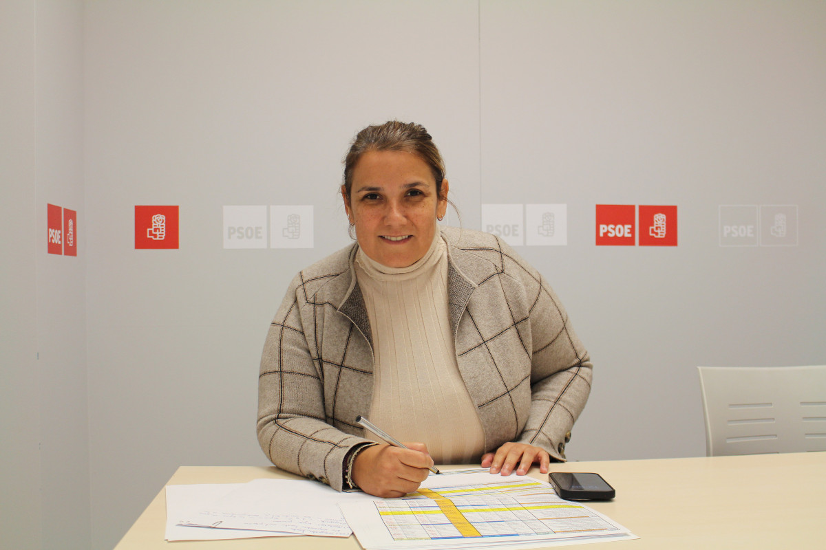 Tita García Élez, portavoz del PSOE en la Diputación de Toledo.