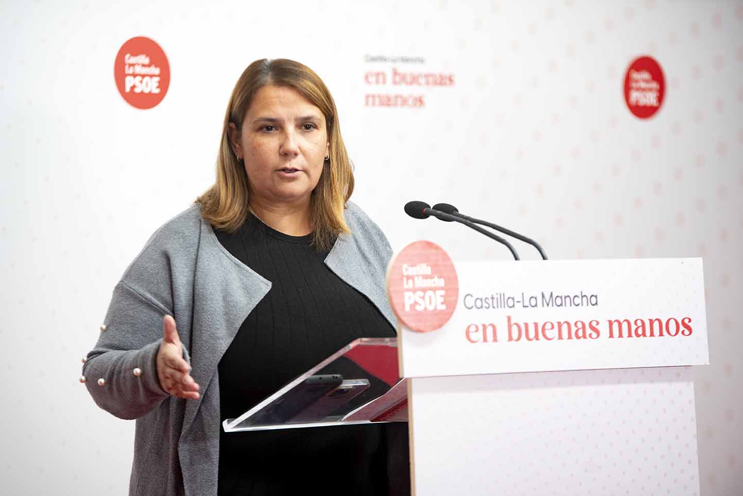 Tita García Élez no valoró la baja del hermano de Page, ya que dijo que es una "decisión personal". Foto: Rebeca Arango.