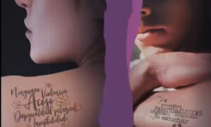 Contra la violencia de género, desmárcate. Fotograma del vídeo grabado por el Gobierno de CLM.