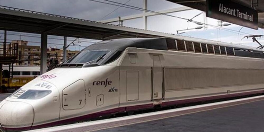 Una imagen del AVE. Foto: Renfe.