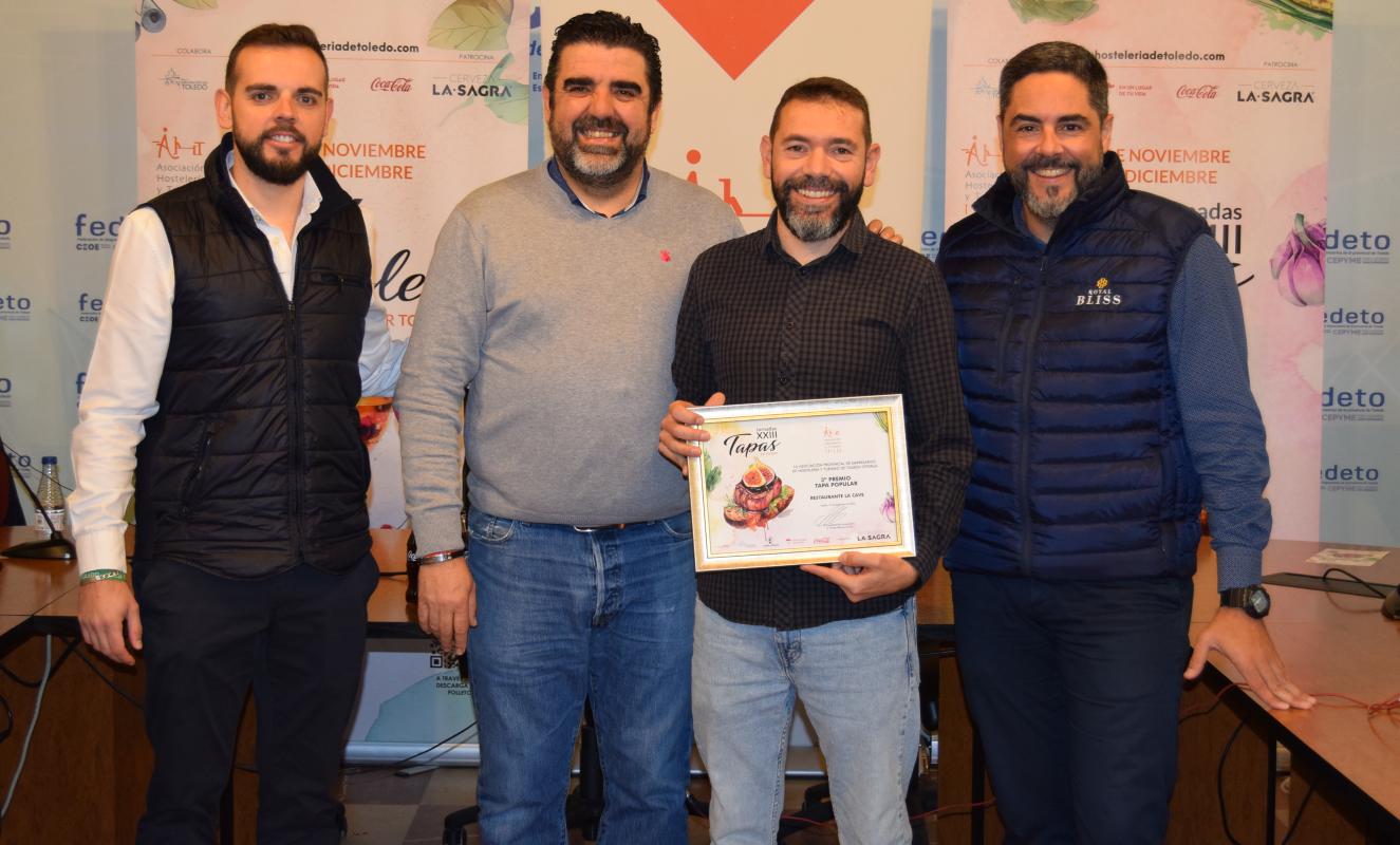 La Cave, tercer premio en las Jornadas de la Tapa de Toledo.