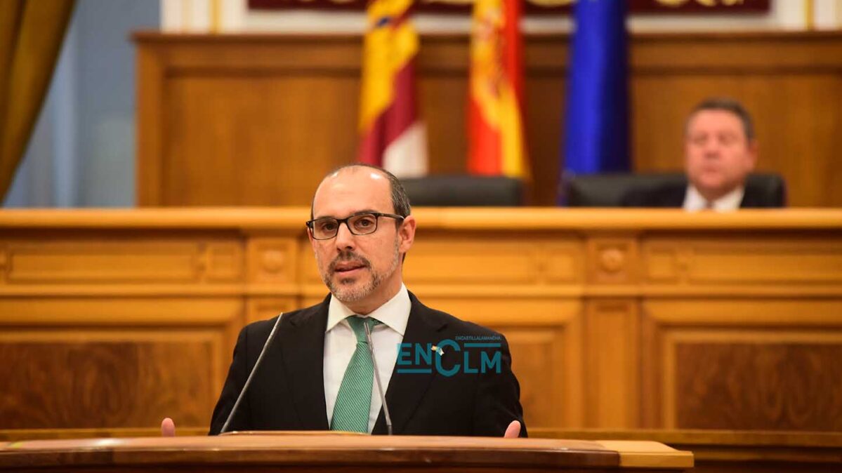 El presidente de las Cortes de Castilla-La Mancha, Pablo Bellido.
