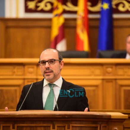 El presidente de las Cortes de Castilla-La Mancha, Pablo Bellido.