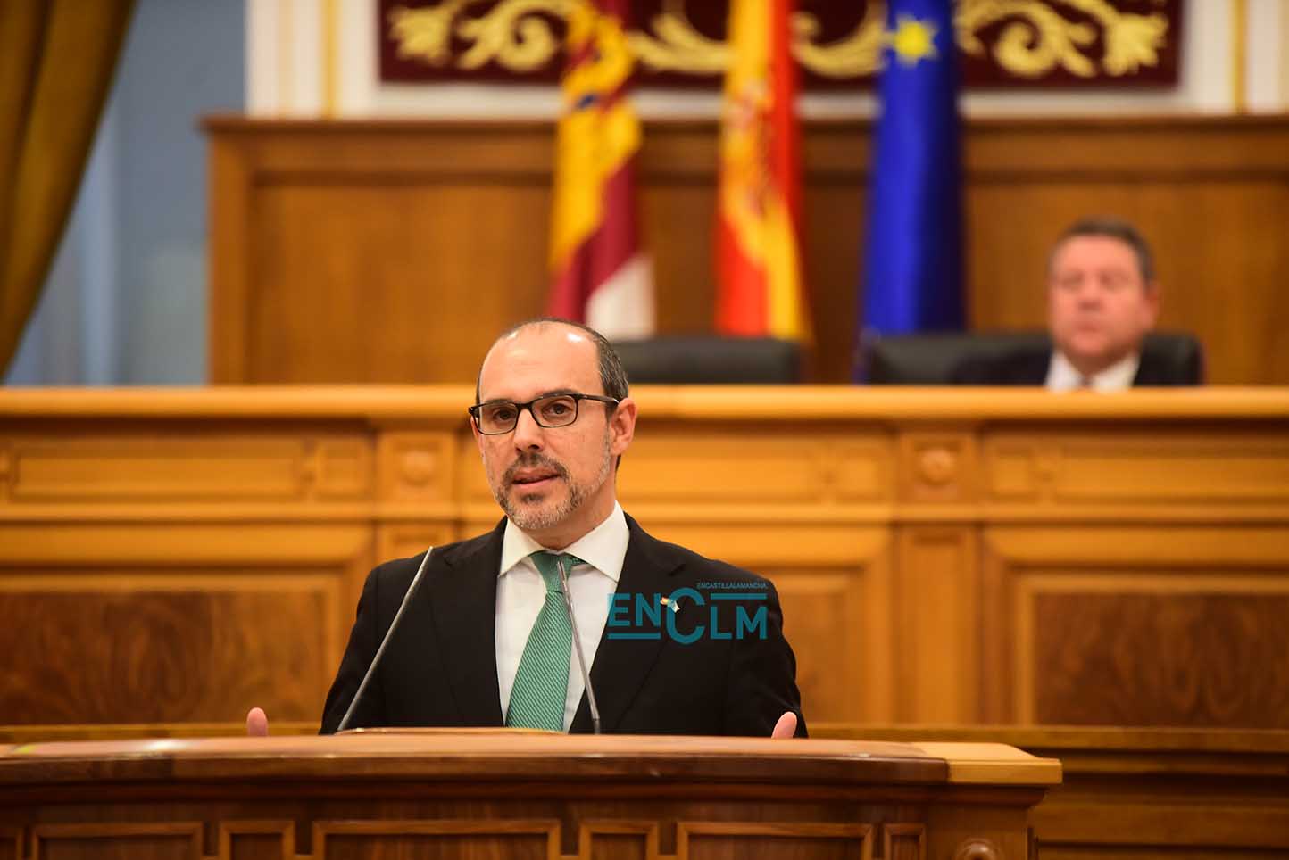 El presidente de las Cortes de Castilla-La Mancha, Pablo Bellido.