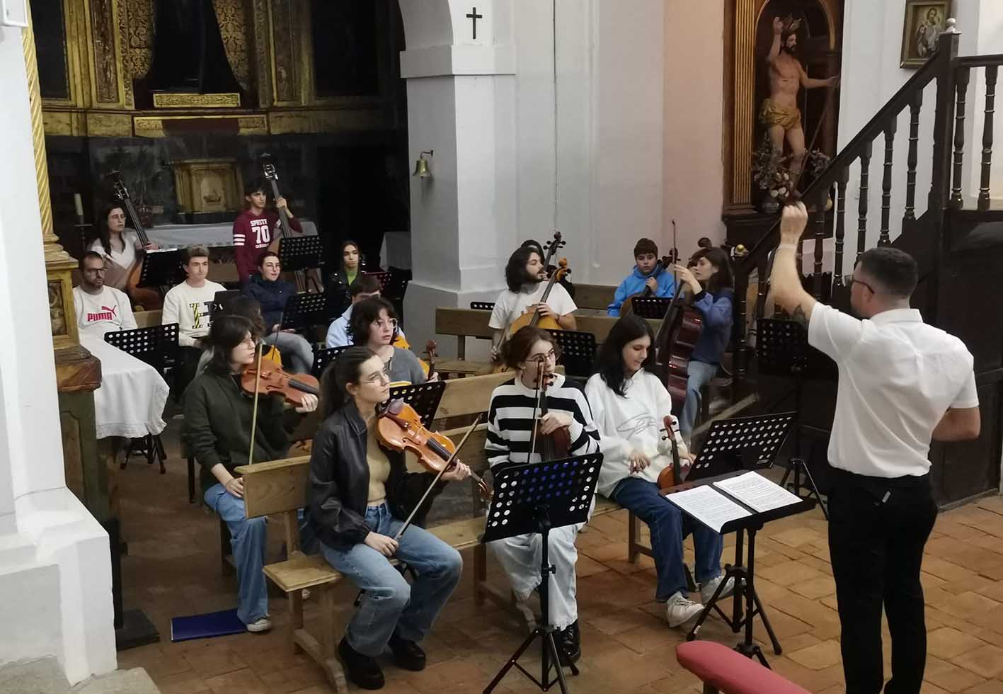 Alumnos del conservatorio Jacinto Guerrero