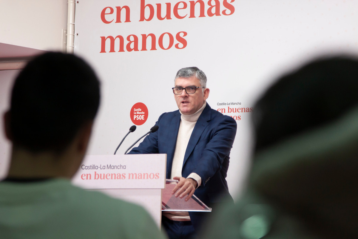 Ángel Tomás Godoy, presidente del Grupo Parlamentario Socialista en las Cortes de CLM.