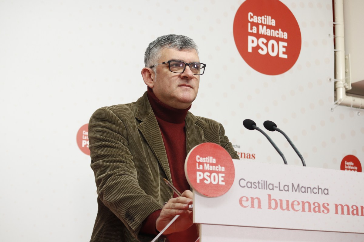 Ángel Tomás Godoy, presidente del Grupo Parlamentario Socialista en las Cortes de CLM.