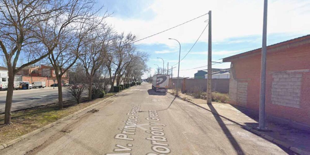 Avenida del Príncipe Felipe, en Las Pedroñeras. Foto: Google Maps.