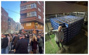 El bar 'Jhony-España Profunda' de Talavera batió su propio récord en la Nochebuena de 2024: 10.530 botellines.