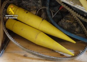 Cohetes granífugos neutralizados por los TEDAX