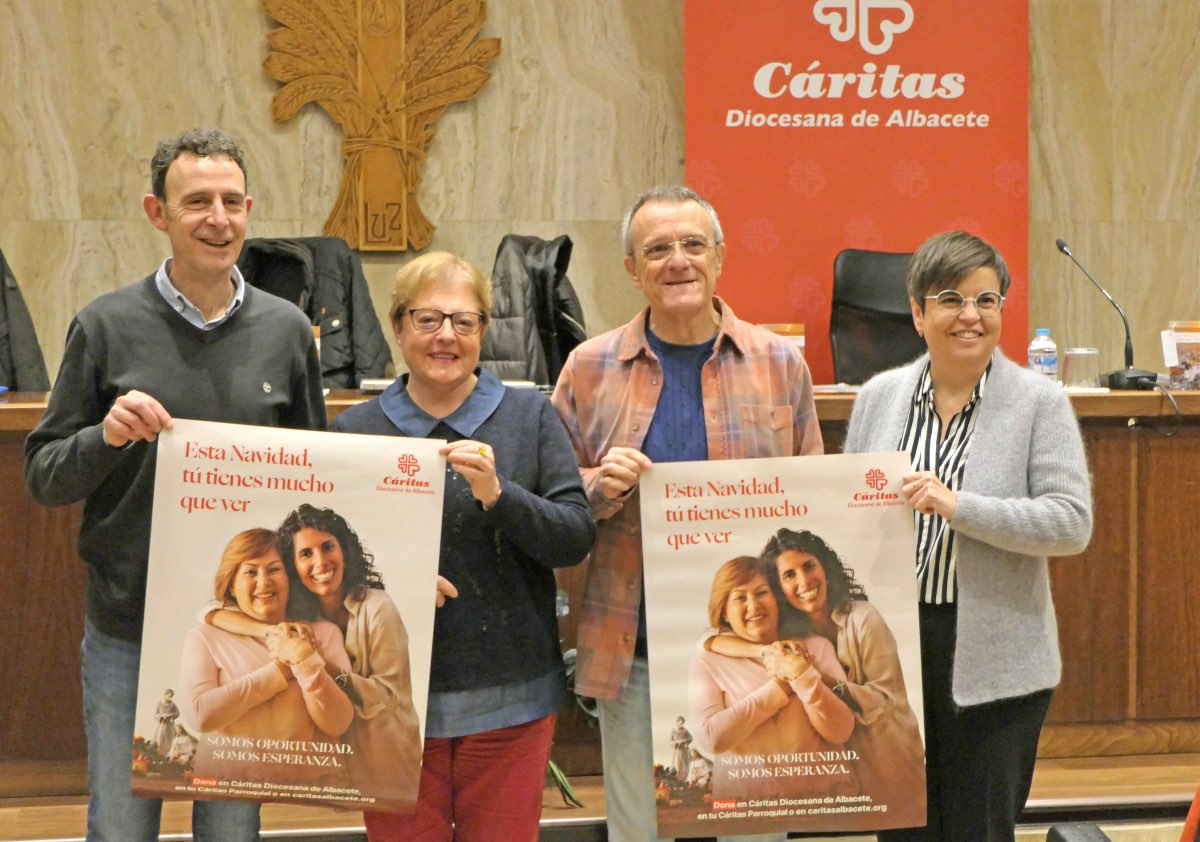 Cáritas Albacete presenta su campaña de Navidad
