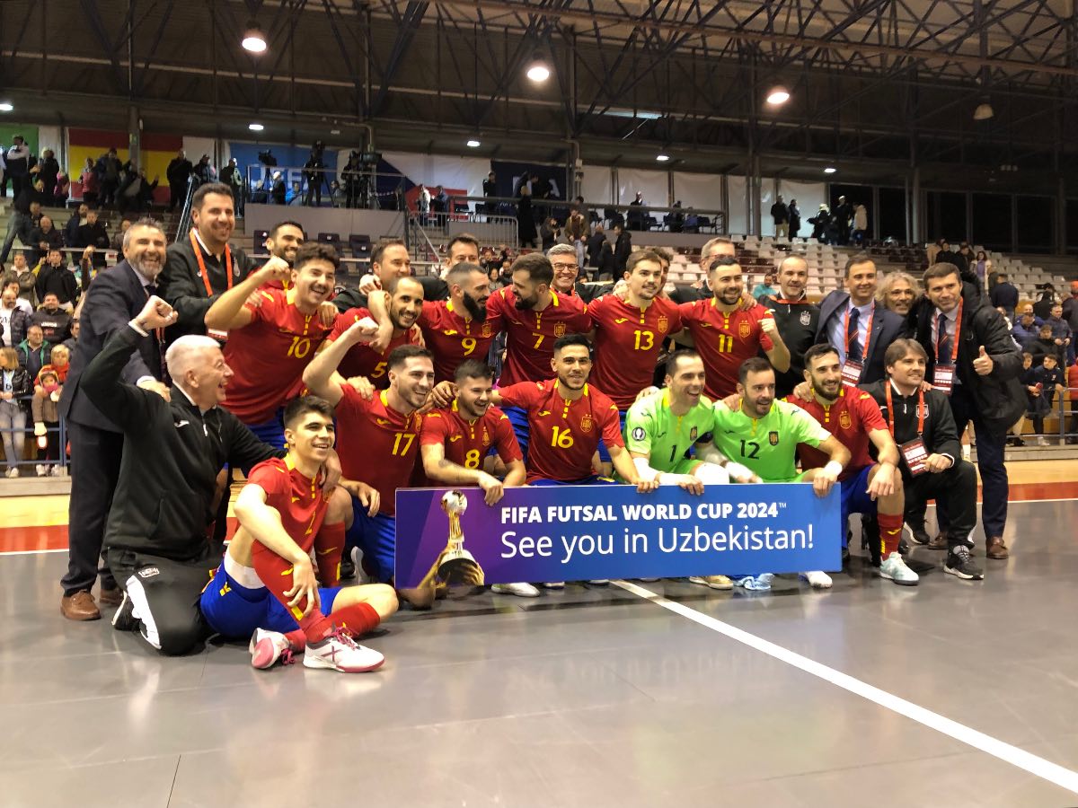 La selección española de fútbol sala clasificada para el Mundial 2024