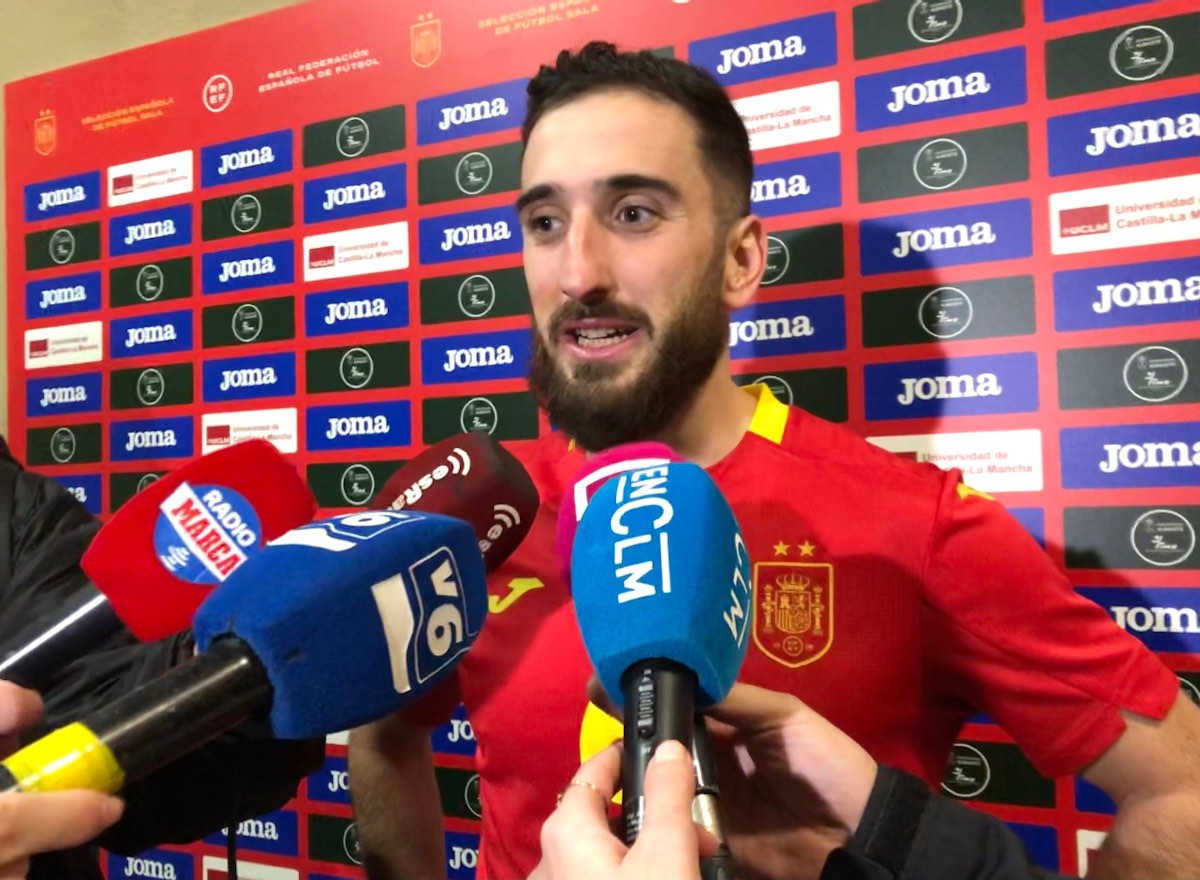 Jugador de la selección española de fútbol sala, Raúl Gómez