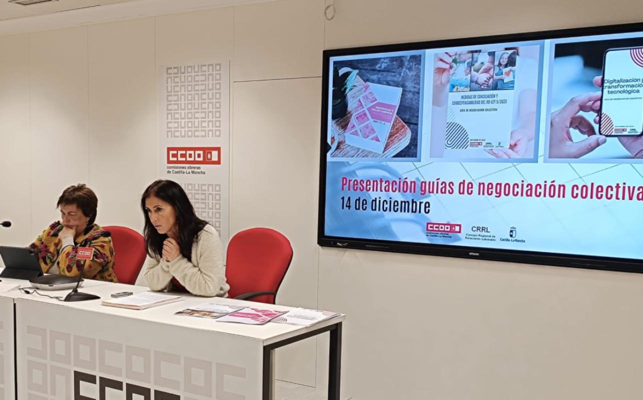 CCOO CLM presenta tres guías para mejorar las relaciones laborales en CLM.