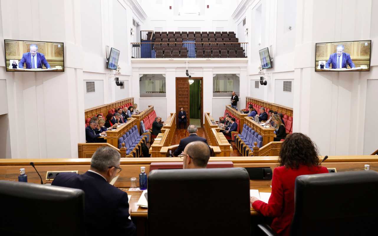 Pleno de Presupuestos en las Cortes de Castilla-La Mancha.