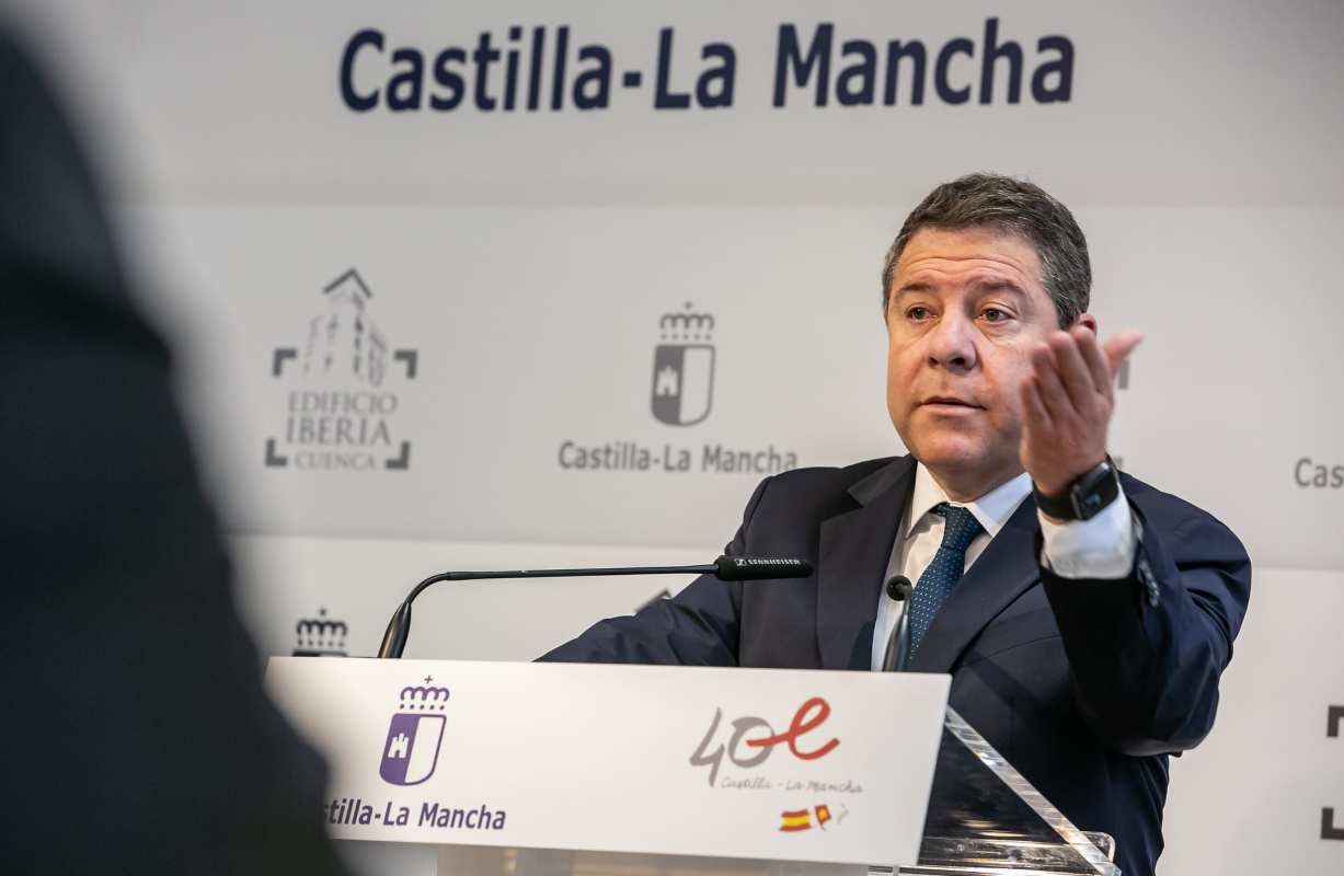 El presidente de Castilla-La Mancha, Emiliano García-Page.