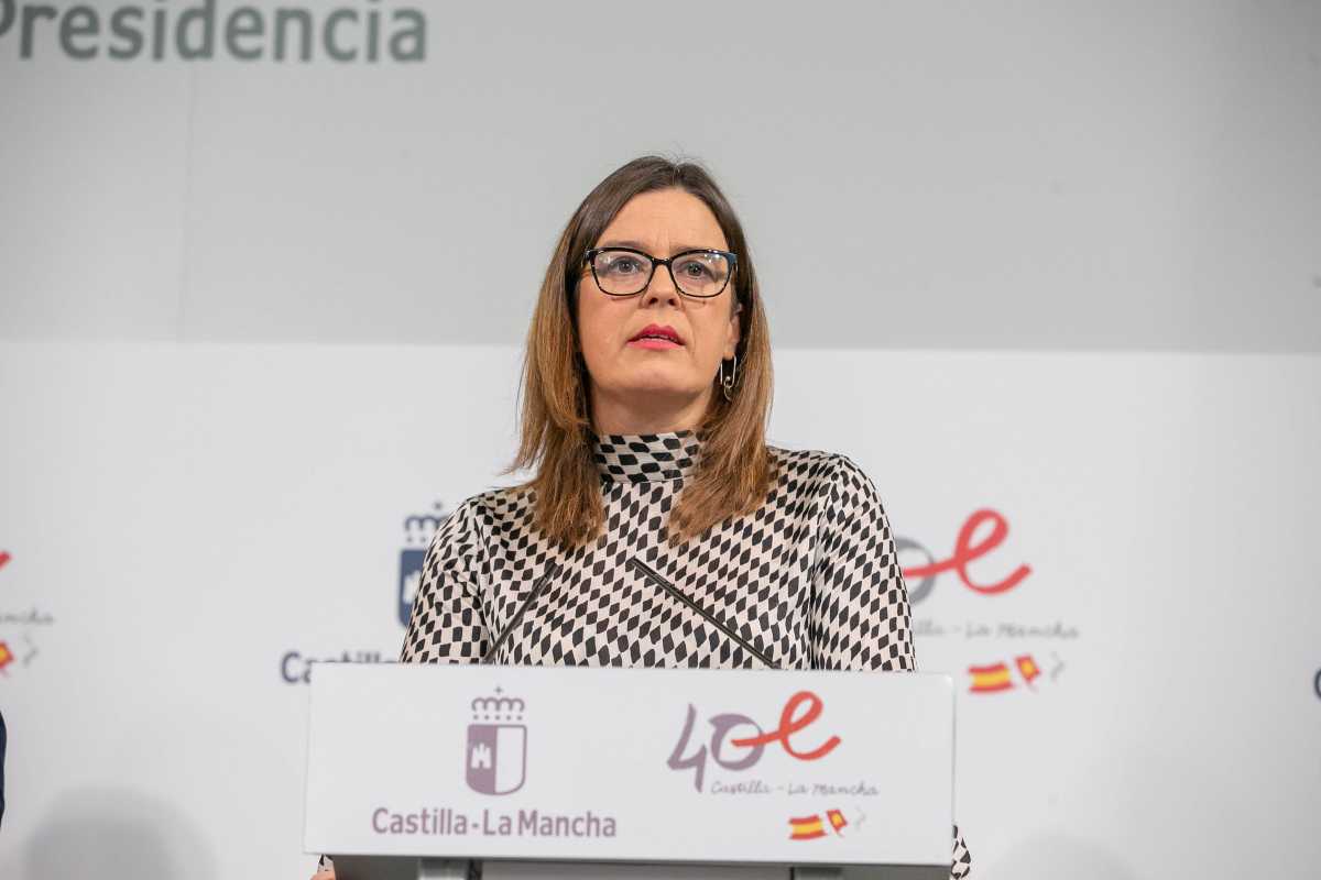 La consejera portavoz del Gobierno de Castilla-La Mancha, Esther Padilla.